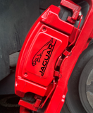 Straight Text Brake Calliper Decals With Leaper